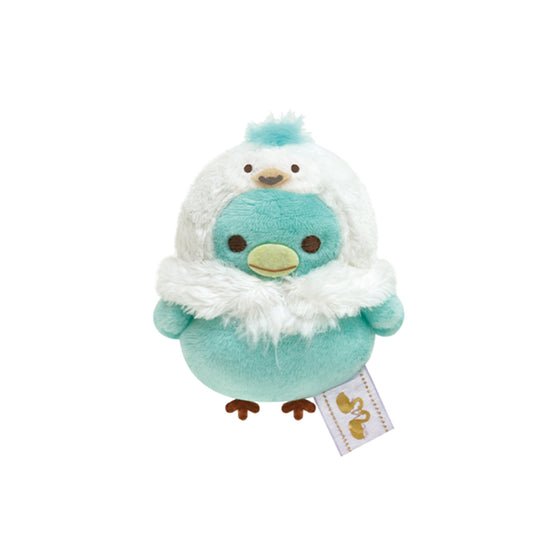 Rilakkuma | Swan & Golden Flower | Mint Little Bird Tenori Mini Plush