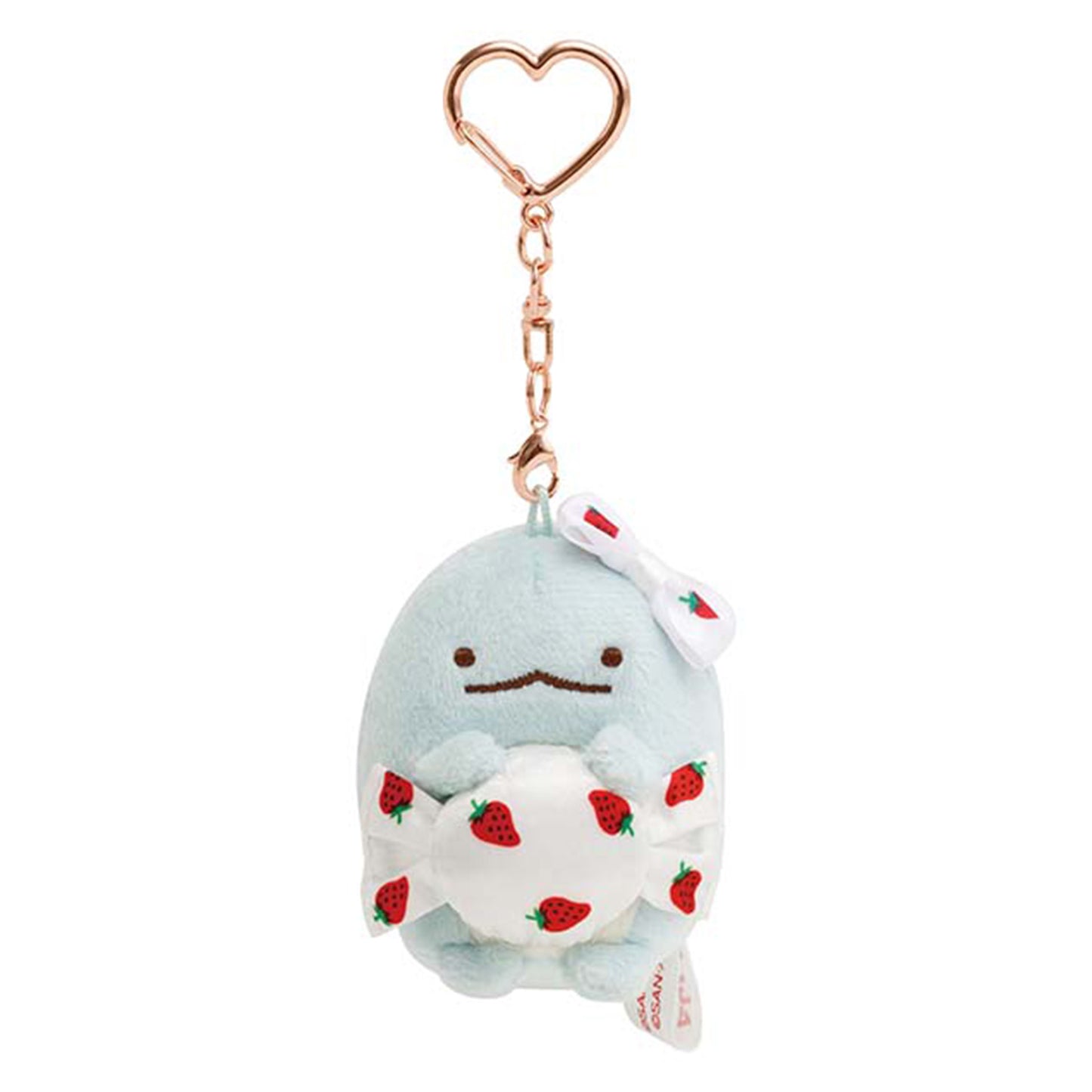 Sumikko Gurashi | Sakuma Strawberry Milk Candy | Tokage Keychain Tenori Mini Plush