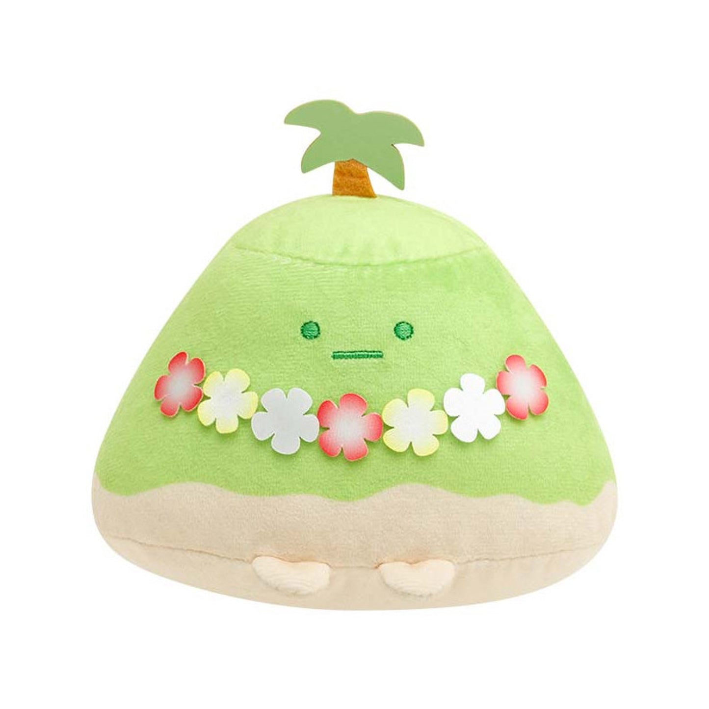 Sumikko Gurashi | I Want to Travel | Yama (Palm Tree Summer) Small Plush | Yama Ippai Souvenir Shop Limited