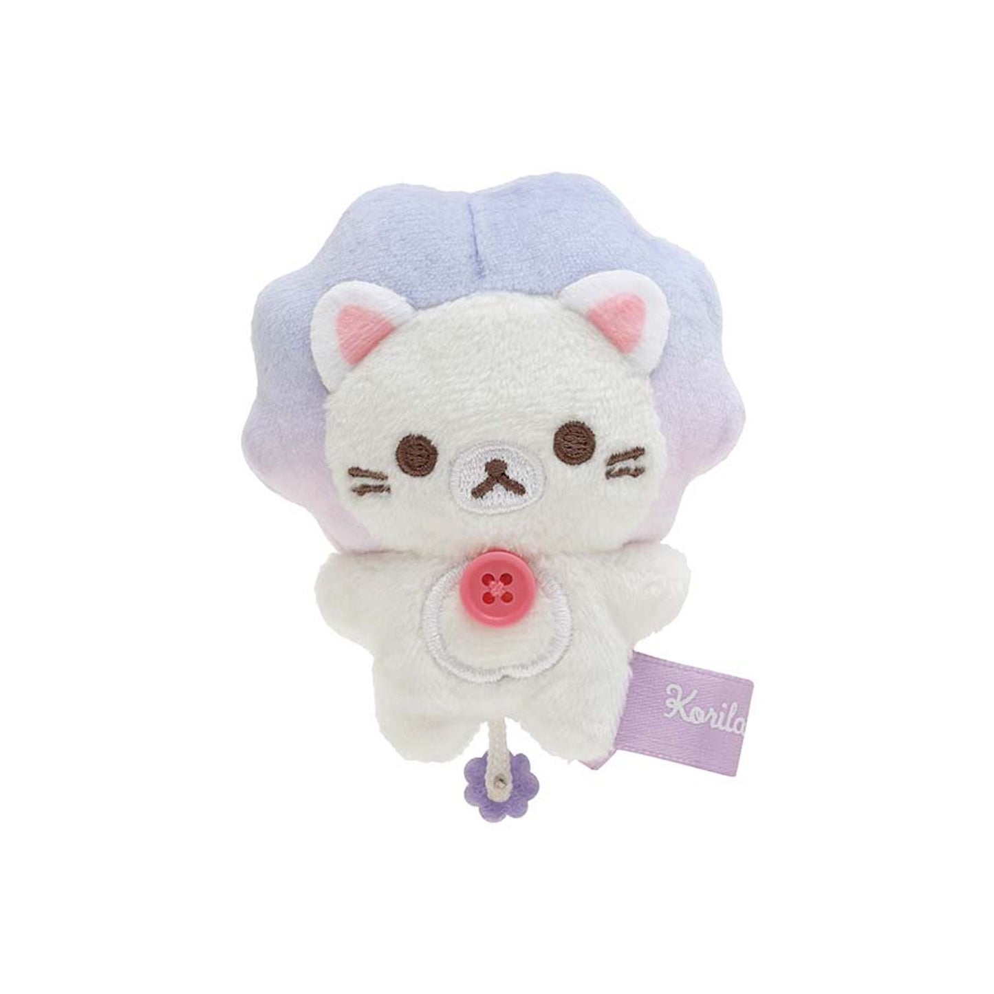 Rilakkuma | Sky's Curly Cotton Candy | Lion Plush Tenori Mini Plush