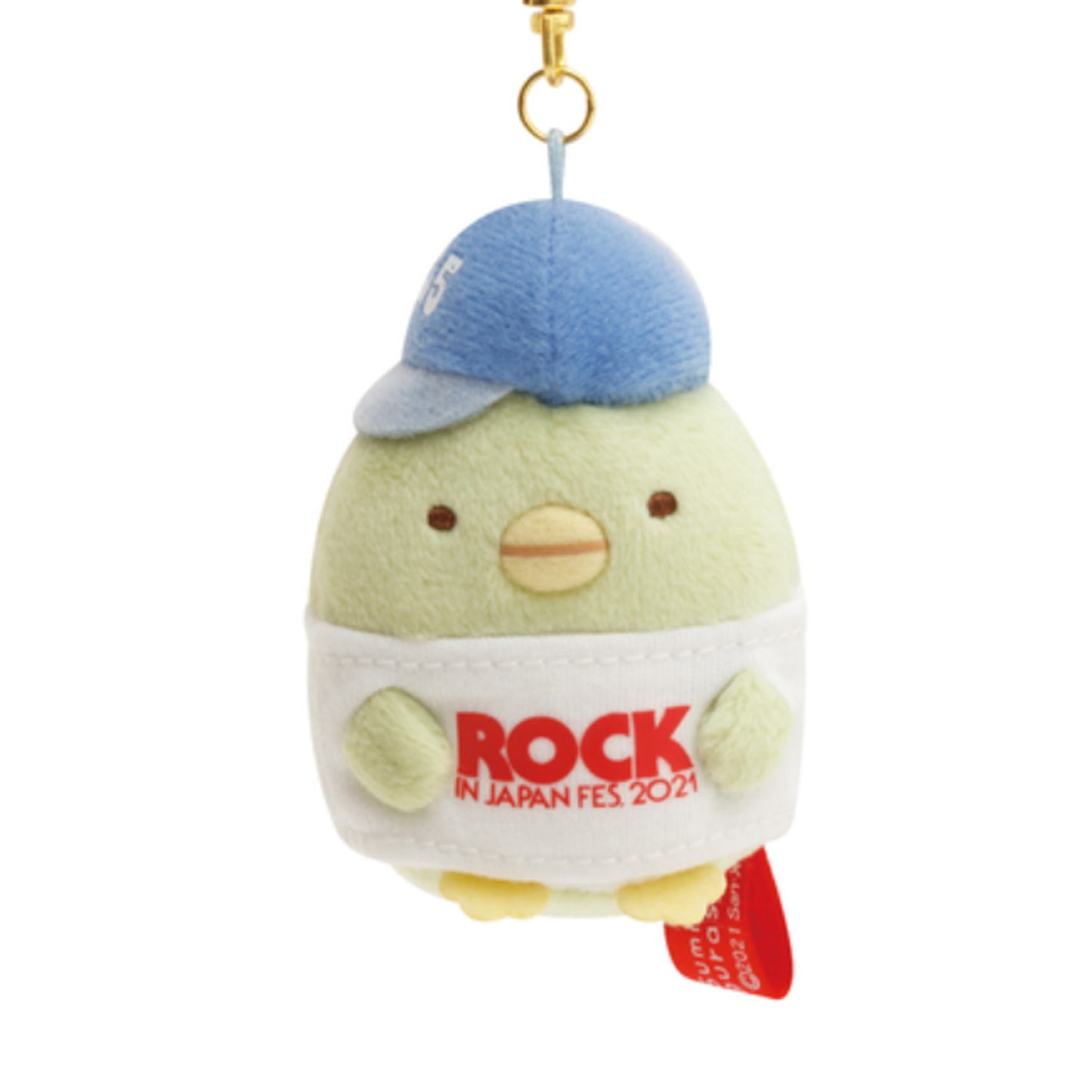 Sumikko Gurashi | Rock in Japan Fes 2021 | Penguin? Keychain Tenori Mini Plush | Collab Limited