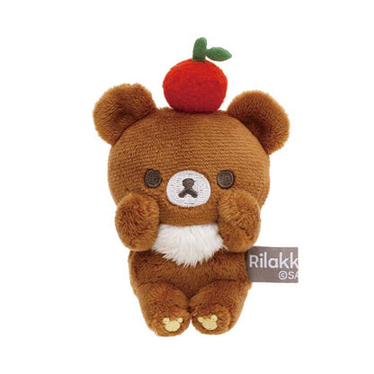 Rilakkuma | Basic Favorite Things | Chairoikoguma (Cherry) Tenori Mini Plush