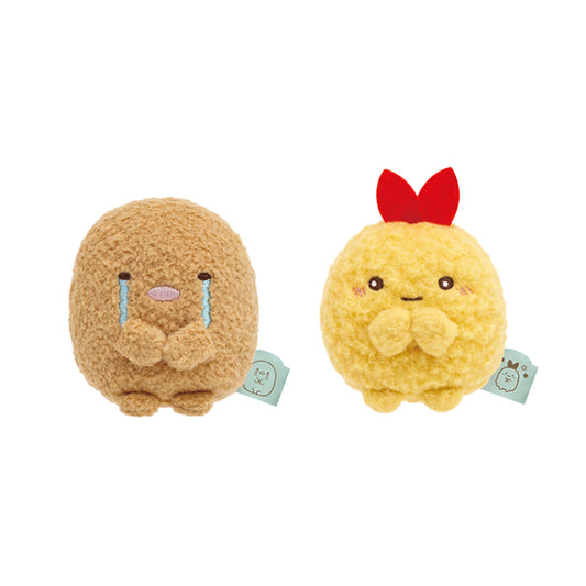 Sumikko Gurashi | Everyone Gathers Together | Ebifurai no Shippo (Sparkling) & Tonkatsu (Sobbing) Tenori Mini Plush Set