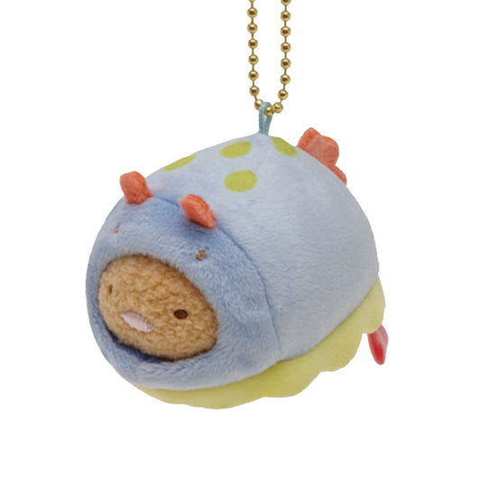 Sumikko Gurashi | Aquarium 2022 | Tonkatsu (Sea Slug) Mochi Keychain Tenori Mini Plush | Collab Limited