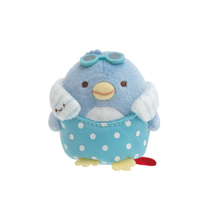 Sumikko Gurashi x Keikyu | Let's Go Play | Real Penguin (Swimsuit) Tenori Mini Plush | Voucher Limited