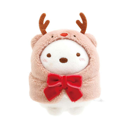 Sumikko Gurashi | Christmas 2024 | Shirokuma (Reindeer) Tenori Mini Plush