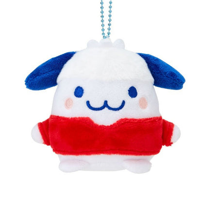 Tamagotchi | Purinui Sanrio | Mimitchi (Pochacco) Keychain Small Plush