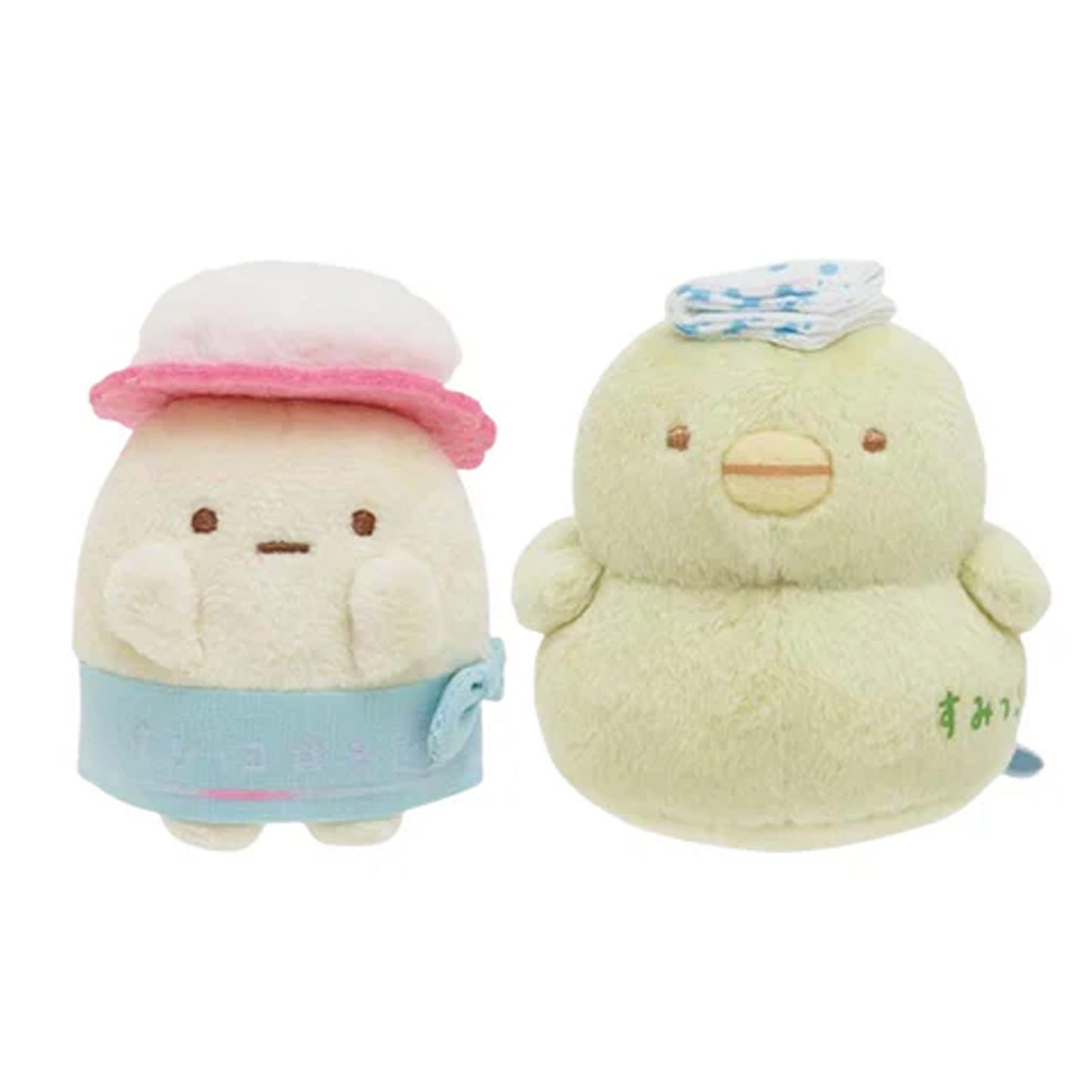 Sumikko Gurashi | Public Bath | Tapioca (Bubbles) & Penguin? (Toy Duck) Tenori Mini Plush Set | Shop Limited