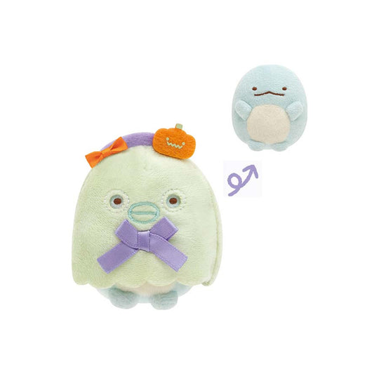 Sumikko Gurashi | Halloween Ghost Night Park | Tokage (Penguin? Ghost) Tenori Mini Plush