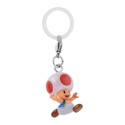 Super Mario | Mejirushi Personal Marker | Toad Keychain Figure