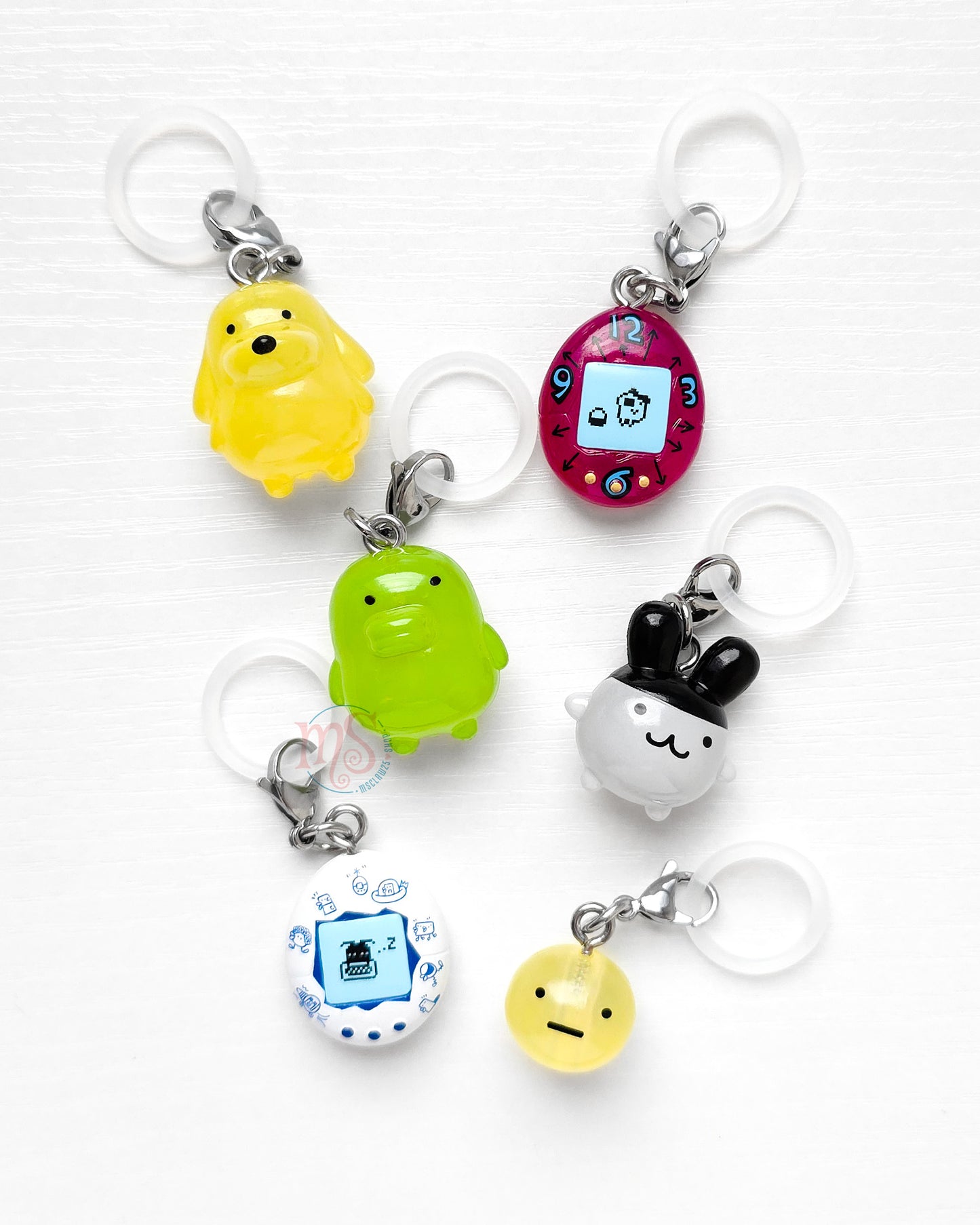 Tamagotchi | Mejirushi Personal Marker 2 | Mametchi Keychain Mini Figure