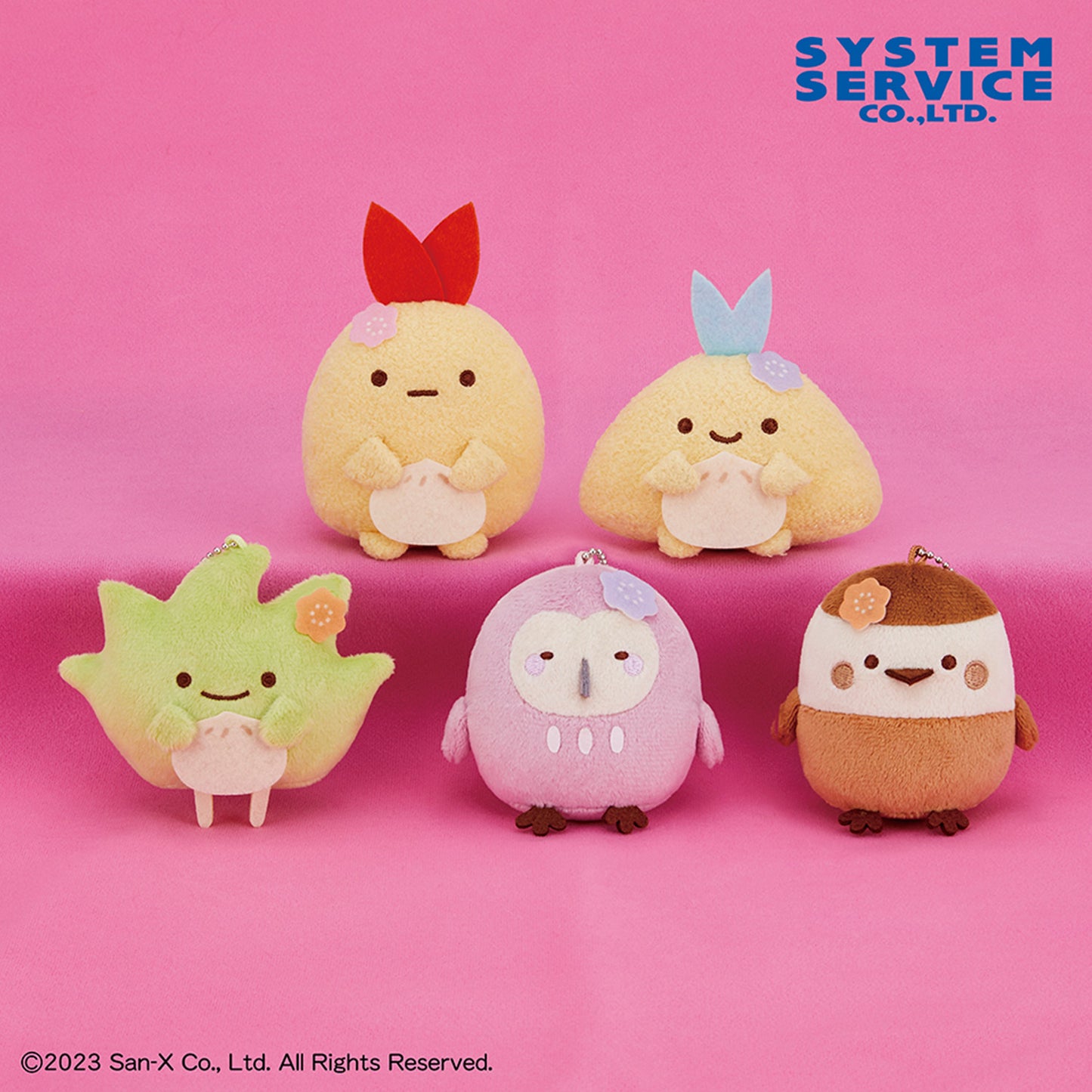 Sumikko Gurashi | Minikko Buns | Suzume Sparrow Keychain Mini Plush