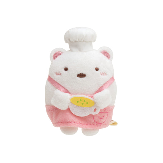 Sumikko Gurashi | Shirokuma's Corn Soup | Shirokuma (Cook) Tenori Mini Plush