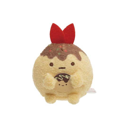 Sumikko Gurashi | Abeno Q's Mall | Ebifurai no Shippo (Takoyaki) Tenori Mini Plush | Limited Edition