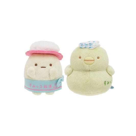 Sumikko Gurashi | Public Bath | Tapioca (Bubbles) & Penguin? (Toy Duck) Tenori Mini Plush Set | Shop Limited