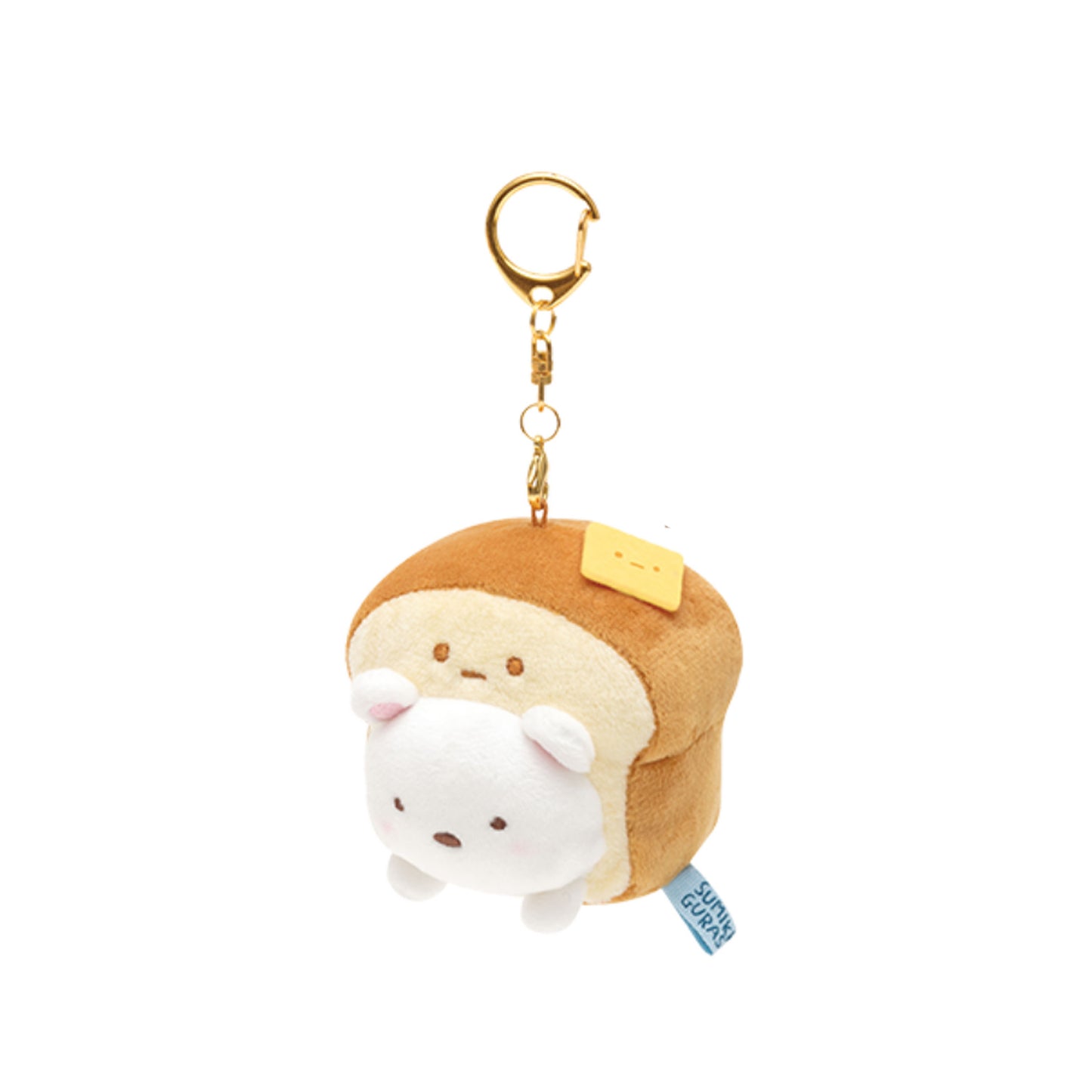 Sumikko Gurashi | Bakery Sumikko | Shirokuma (Bread) Keychain Tenori Mini Plush