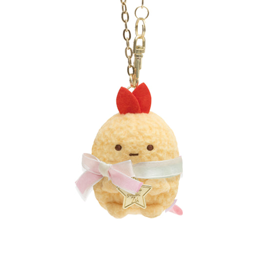 Sumikko Gurashi | 7th Anniversary Tokyo Station Shop | Ebifurai no Shippo Keychain Tenori Mini Plush | Limited Edition