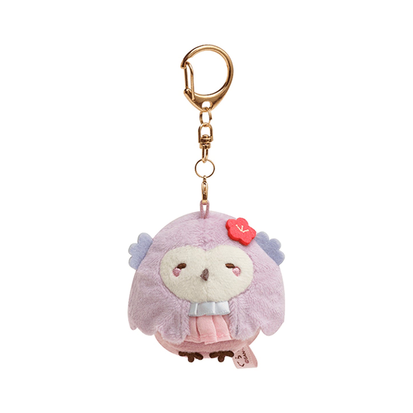 Sumikko Gurashi | Dazaifu Store Limited | Owl (Cherry Blossom) Tenori Keychain Mini Plush