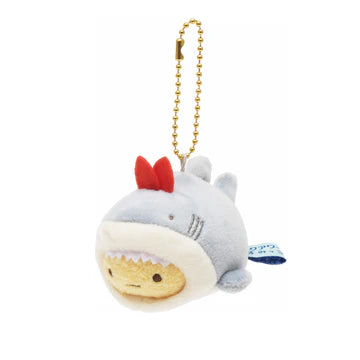 Sumikko Gurashi | Aquarium | Ebifurai no Shippo (Shark) Mochi Keychain Tenori Mini Plush | Collab Limited