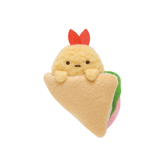 Sumikko Gurashi | 10th Anniversary: Time Capsule | Ebifurai no Shippo (Sandwich) Tenori Mini Plush | Limited Edition