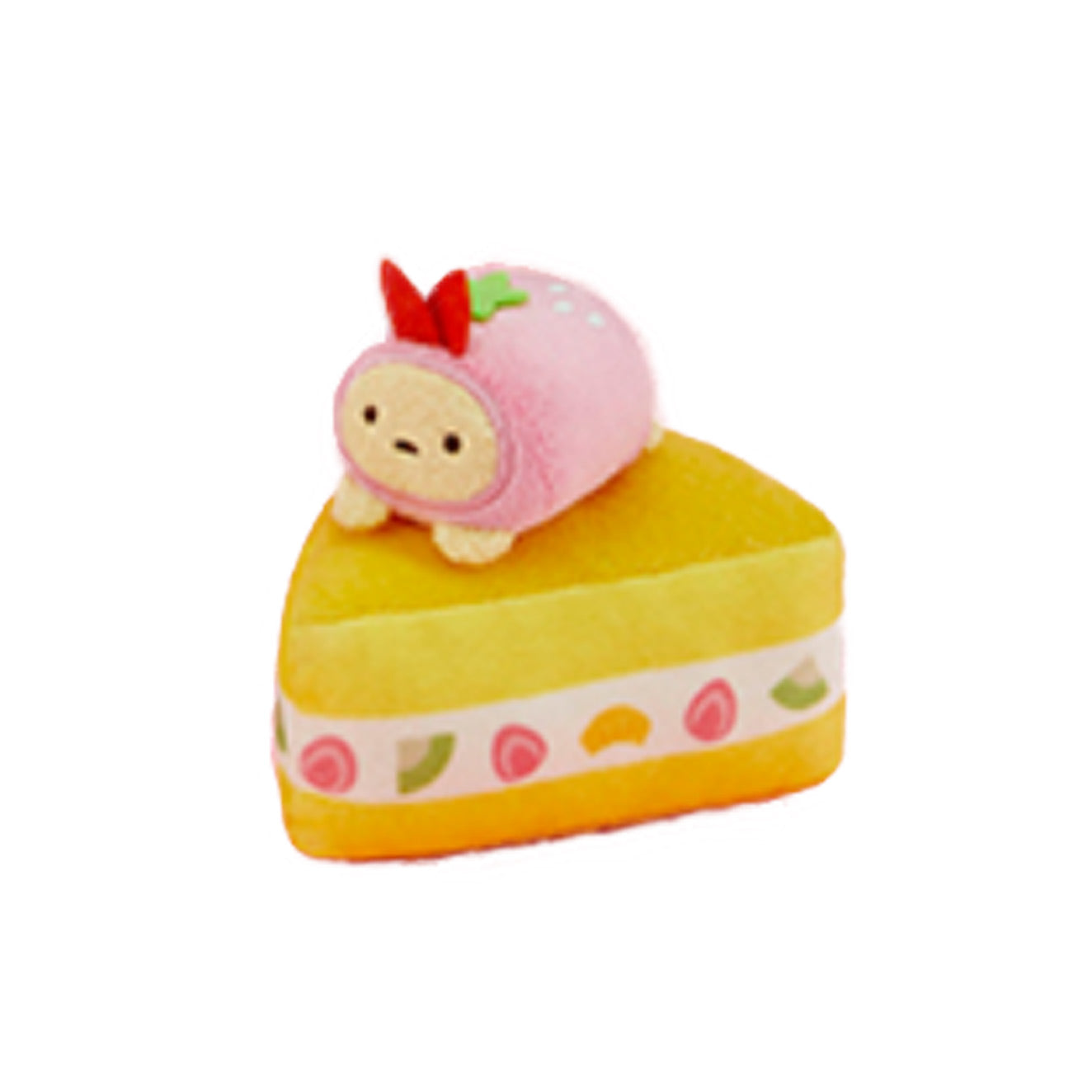 Sumikko Gurashi | Strawberry Cake | Ebifurai no Shippo Small Plush