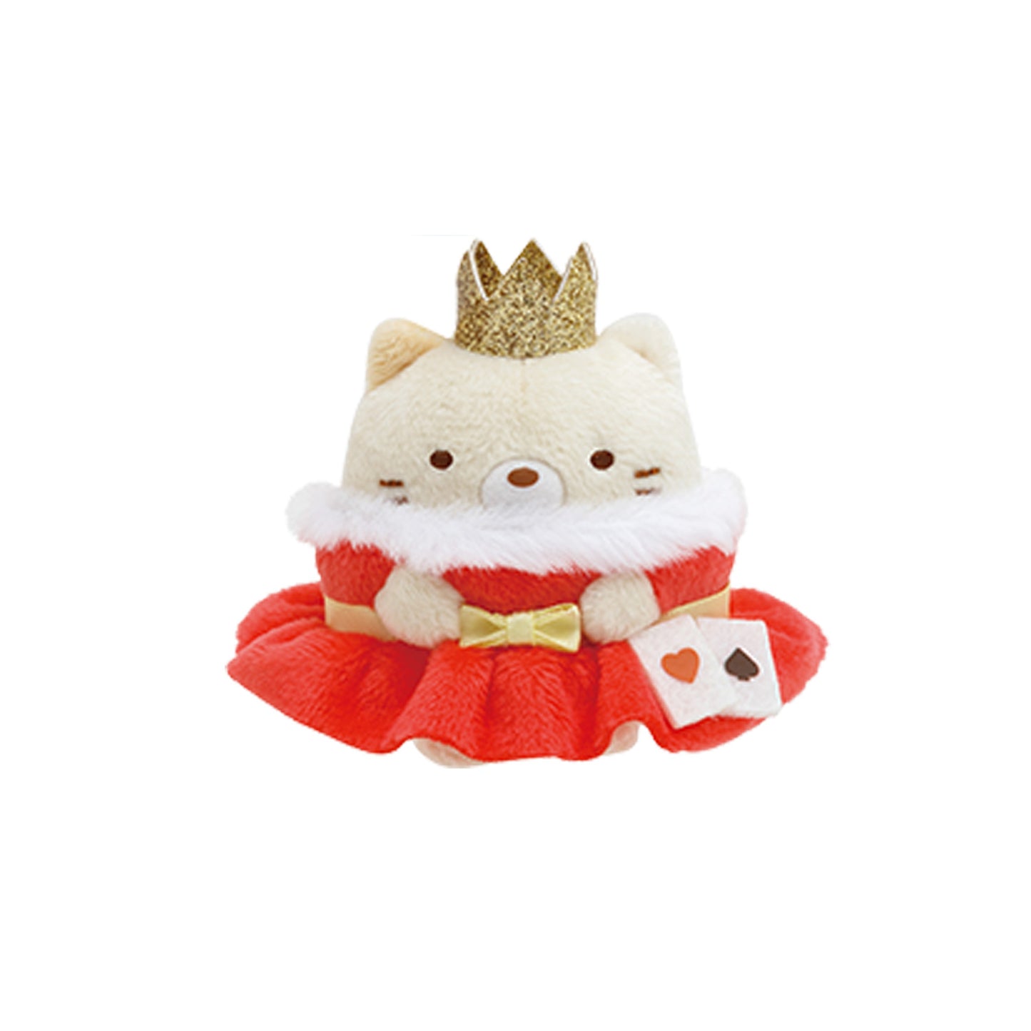 Sumikko Gurashi | Alice in Wonderland | Neko Cat (Queen of Hearts) Tenori Mini Plush