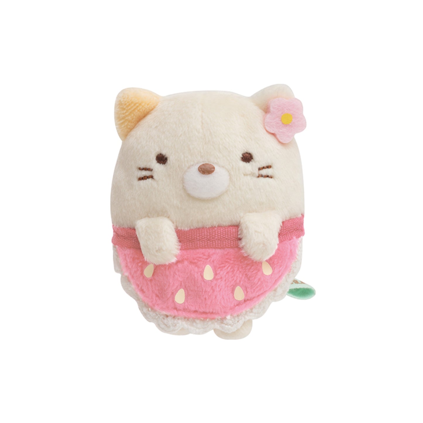 Sumikko Gurashi | Cafe Sumikko: Strawberry Fair | Neko Cat Tenori Mini Plush