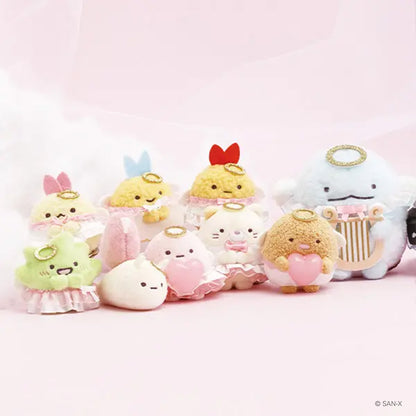 Sumikko Gurashi | Angel & Devil Tails | Ebifurai no Shippo (Angel) Mascot Mini Plush