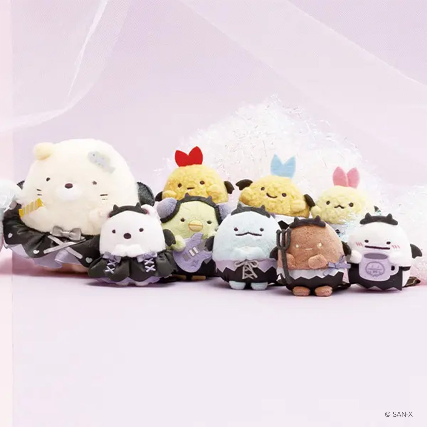 Sumikko Gurashi | Angel & Devil Tails | Obake Ghost (Devil) Tenori Mini Plush