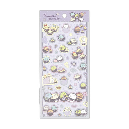 PRE-ORDER | Sumikko Gurashi | Angel & Devil Tails | Devils (Purple) Foil Stamping Stickers