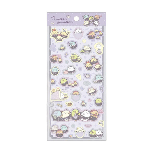 PRE-ORDER | Sumikko Gurashi | Angel & Devil Tails | Devils (Purple) Foil Stamping Stickers