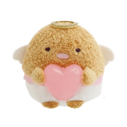PRE-ORDER | Sumikko Gurashi | Angel & Devil Tails | Tonkatsu (Angel) Tenori Mini Plush