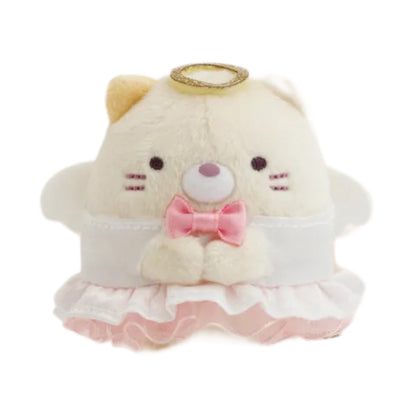 PRE-ORDER | Sumikko Gurashi | Angel & Devil Tails | Neko Cat (Angel) Tenori Mini Plush