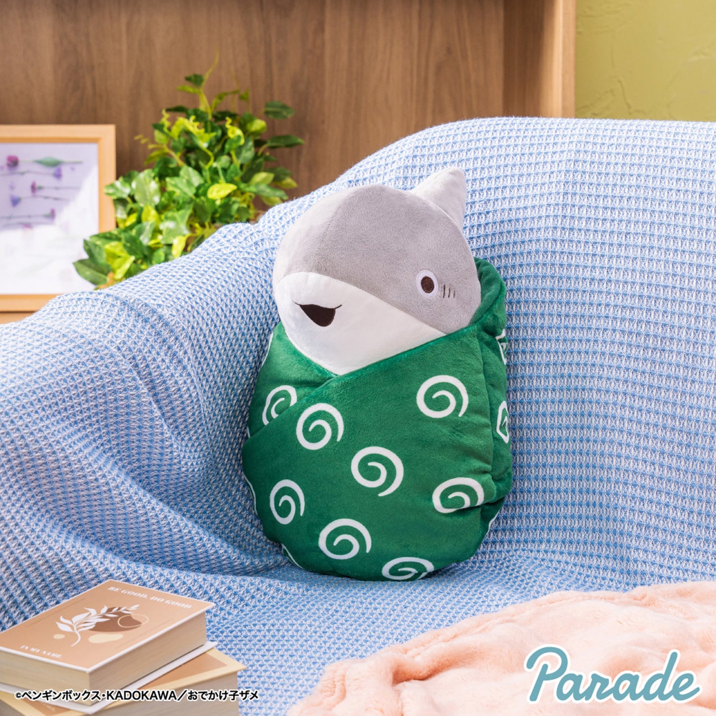 Odekake Kozame | Baby Shark & Fox | Baby Shark (Swaddle) Big Plush