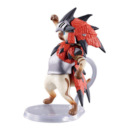 Monster Hunter | Let's go hunting, meow! Felyne Collection | Palico (Rathalos Armor) Figure