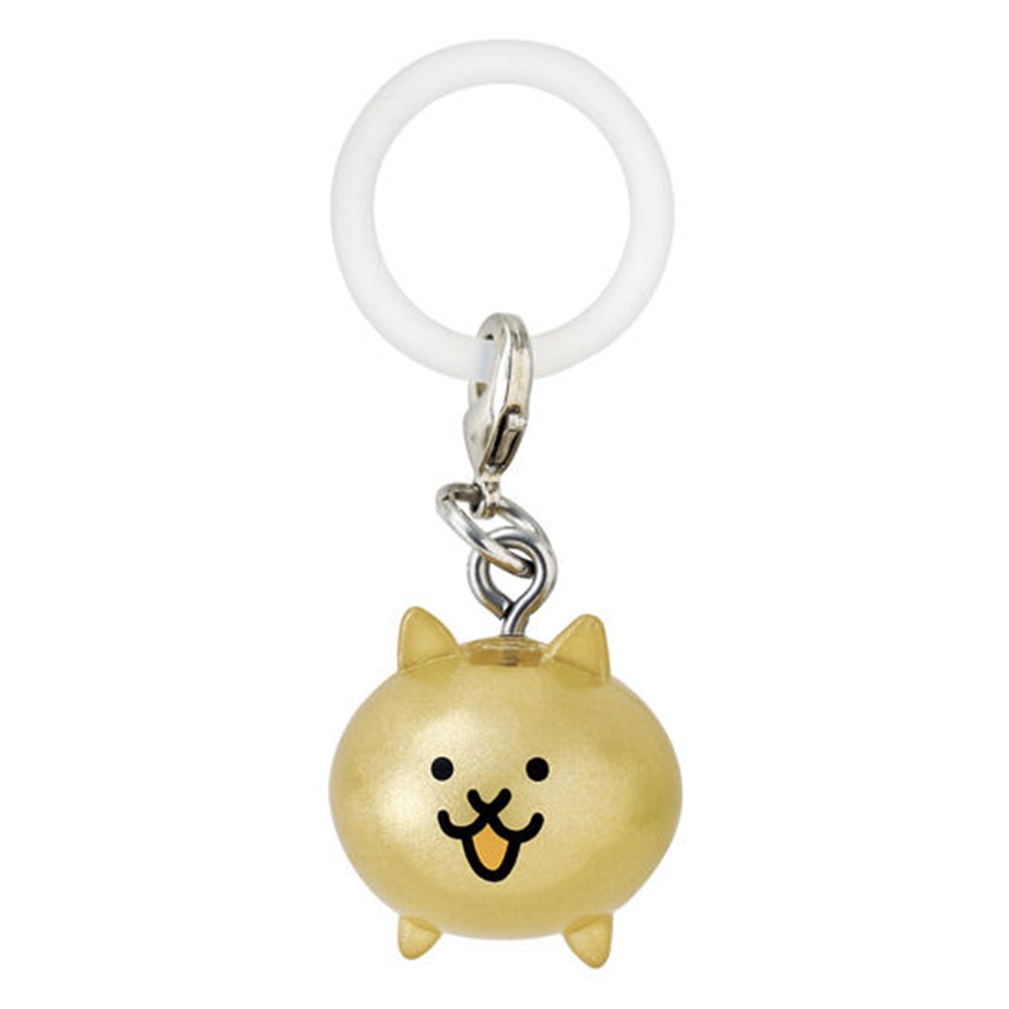 Battle Cats | Mejirushi Personal Marker | Gold Cat Keychain Figure