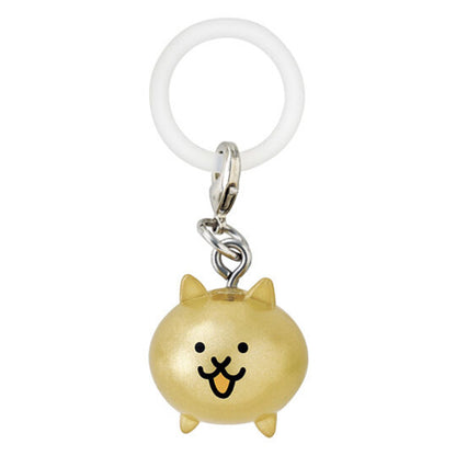 Battle Cats | Mejirushi Personal Marker | Gold Cat Keychain Figure