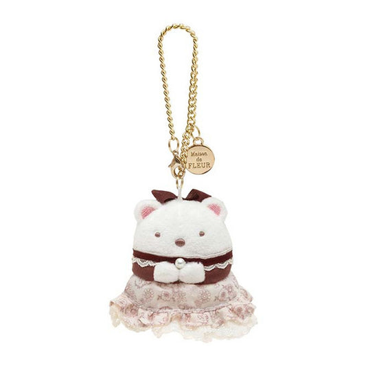 Sumikko Gurashi | Maison de Fleur 2 | Shirokuma Keychain Tenori Mini Plush | Limited Edition