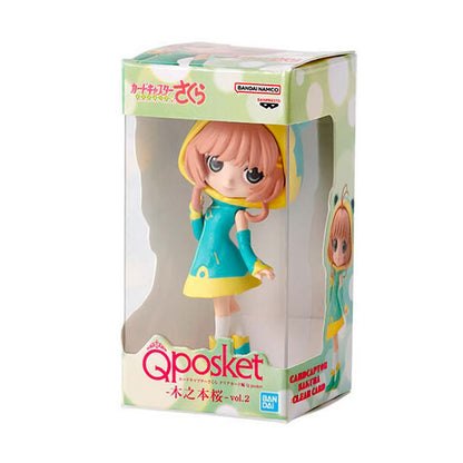 Cardcaptor Sakura | Qposket Miniature Collection 2 | Kinomoto Sakura (Cear Card - Frog Raincoat) Figure