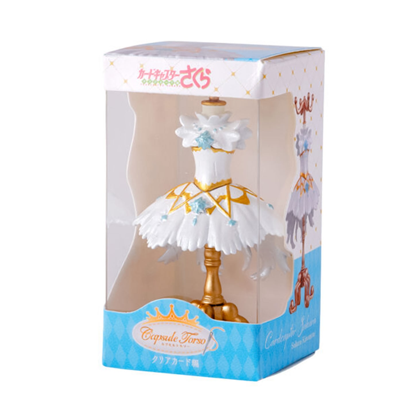 Cardcaptor Sakura | Capsule Torso Miniature & Package Collection | Crystal Feather Dress (Clear Card) Figure