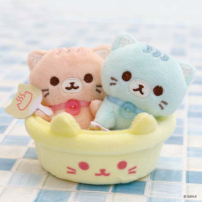 Rilakkuma | Neko Cat Public Bath | Oyunya Pink Cat Tenori Mini Plush