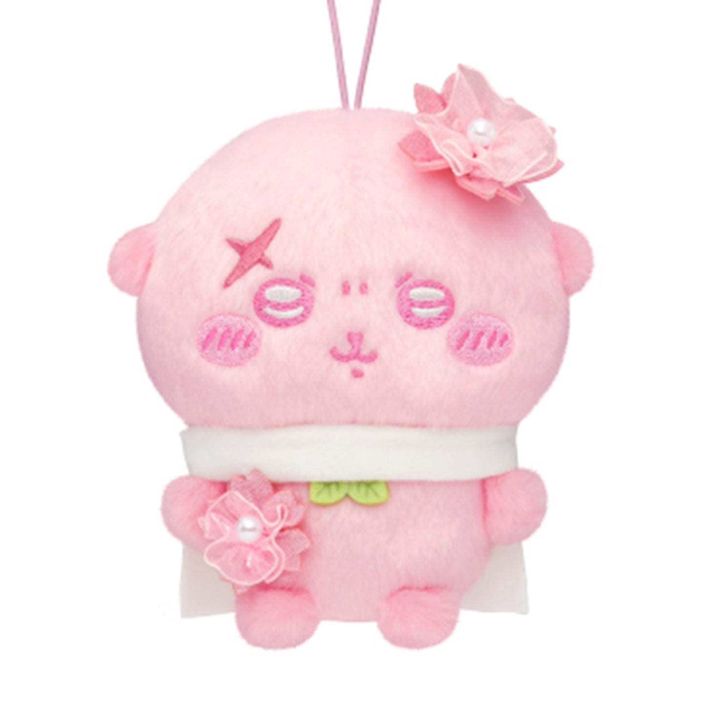 Chiikawa | Nui Palette: Sakura Cherry Blossom Color | Rakko Soft Fluffy Mascot Mini Plush