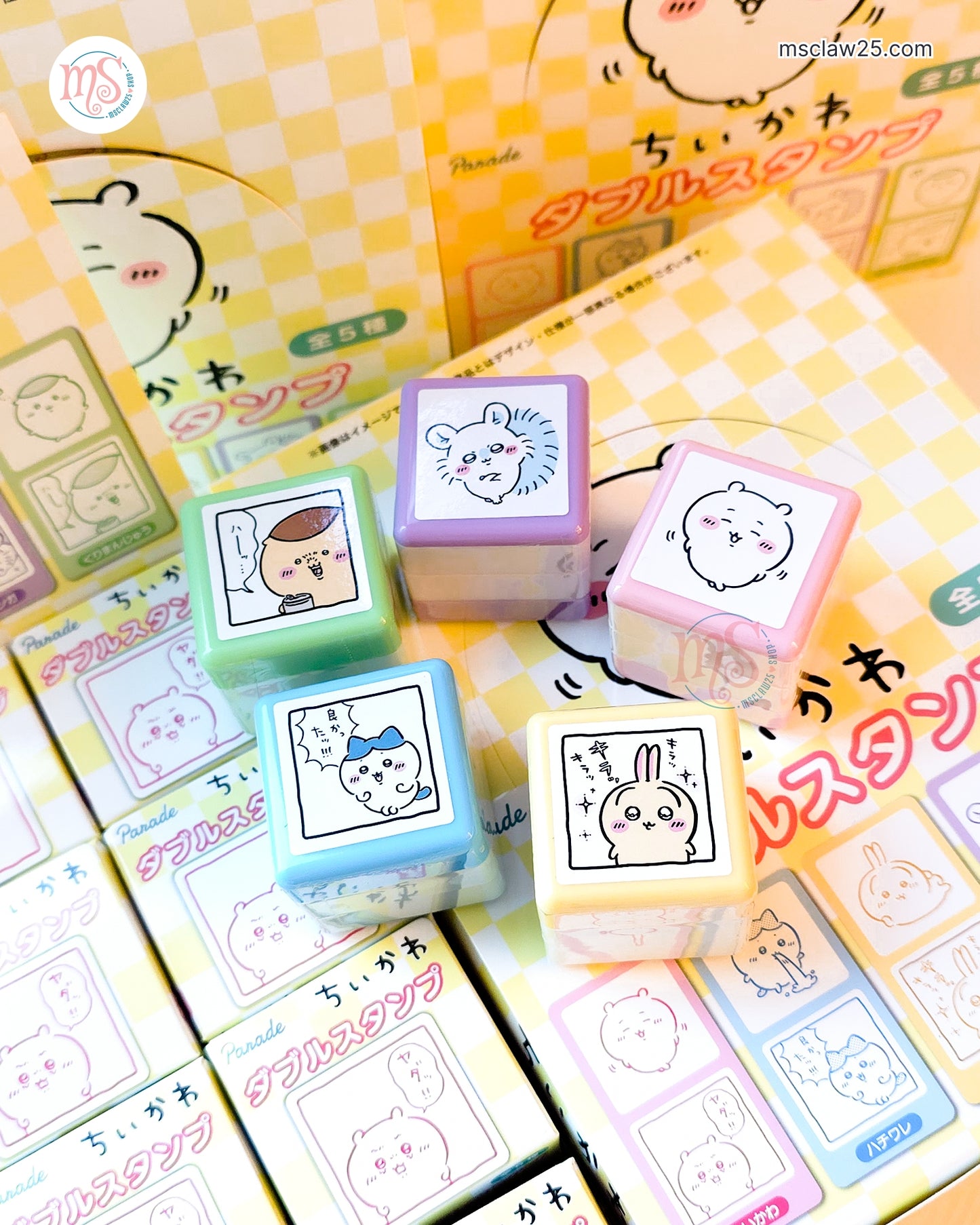 Chiikawa | Kurimanjuu 2-in-1 Self-inking Stamp