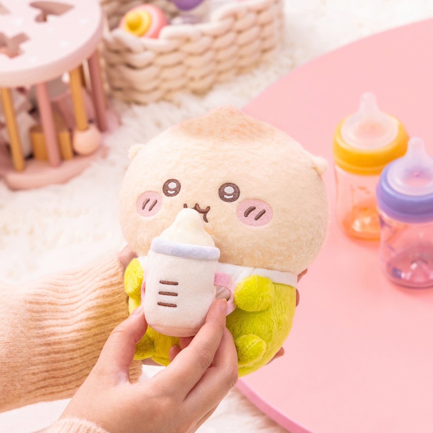 PRE-ORDER | Chiikawa | Baby Plush Lottery | Kurimanjuu (Bottle) Small Plush | Ichiban Kuji