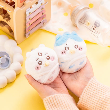 PRE-ORDER | Chiikawa | Baby Plush Lottery | Chiikawa (Swaddle) Mascot Mini Plush | Ichiban Kuji