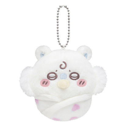PRE-ORDER | Chiikawa | Baby Plush Lottery | Momonga (Swaddle) Mascot Mini Plush | Ichiban Kuji