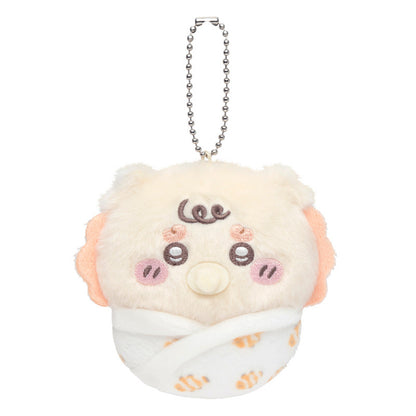 PRE-ORDER | Chiikawa | Baby Plush Lottery | Shisa (Swaddle) Mascot Mini Plush | Ichiban Kuji