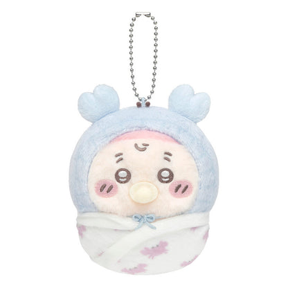 PRE-ORDER | Chiikawa | Baby Plush Lottery | Furuhonya (Swaddle) Mascot Mini Plush | Ichiban Kuji