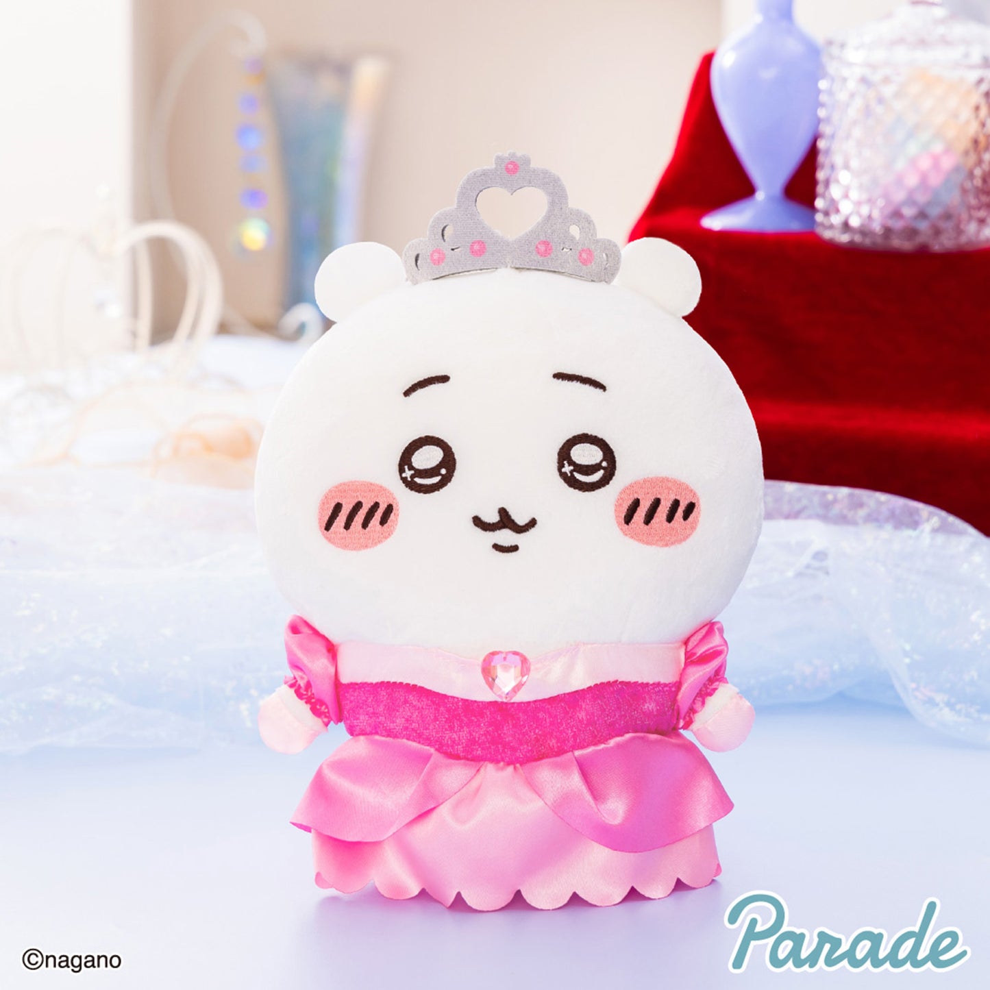 Chiikawa | Princess Birthday | Chiikawa (Pink Dress) Plush