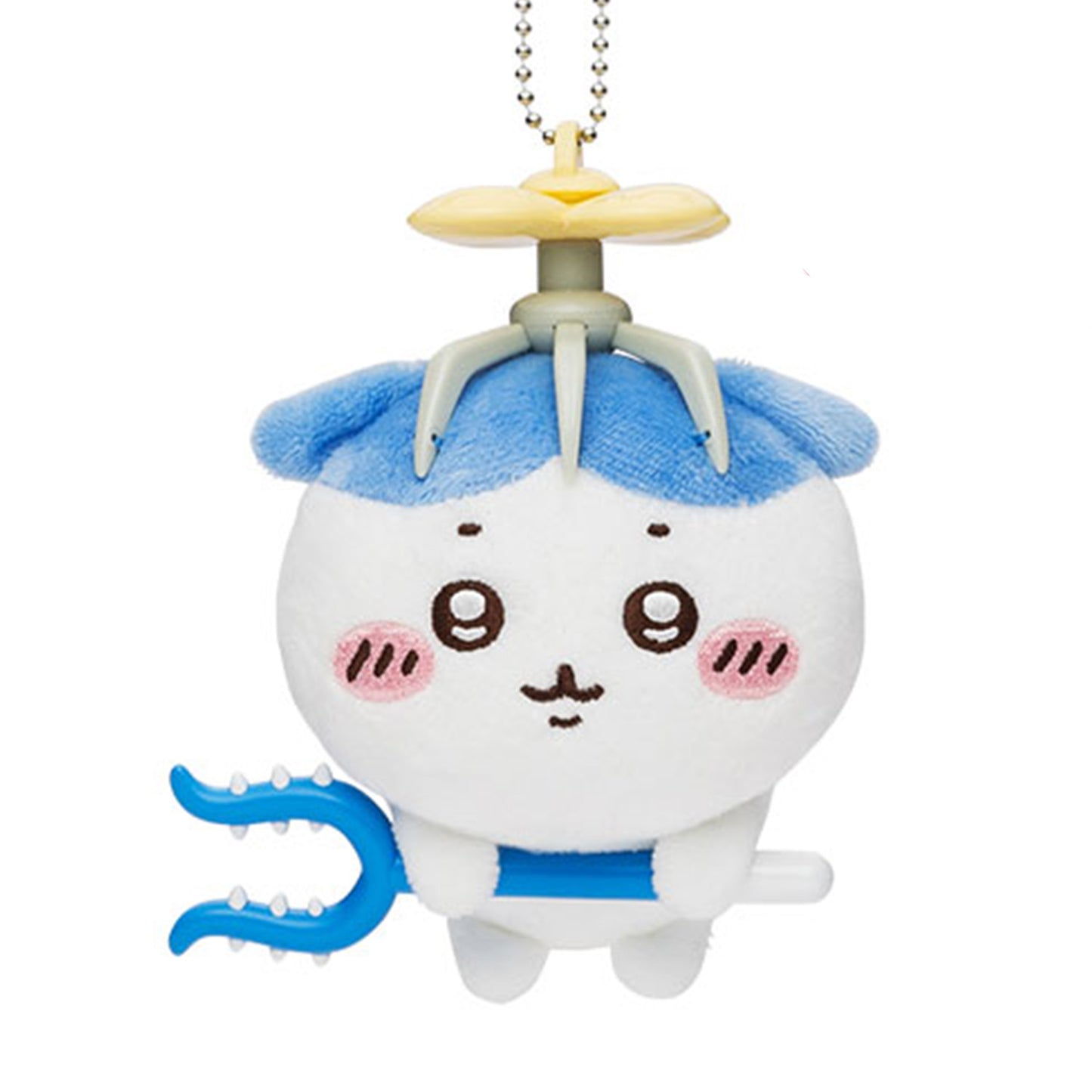 Chiikawa | Extermination | Hachiware with Spinning Hopter Keychain Small Plush